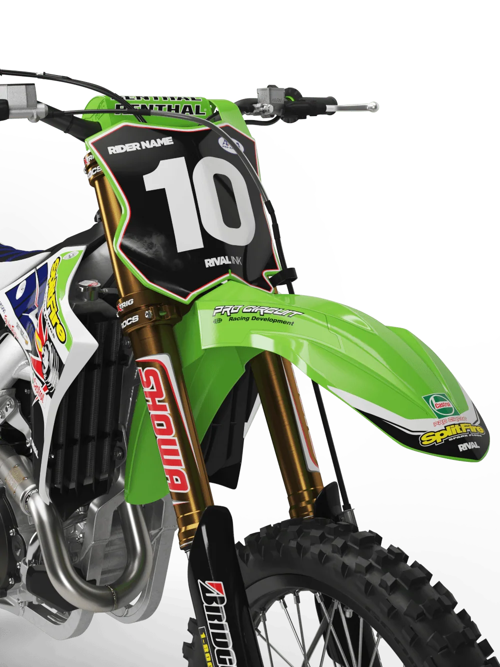 Kawasaki 2000 SPLITFIRE Graphics Kit | Rival Ink Design Co