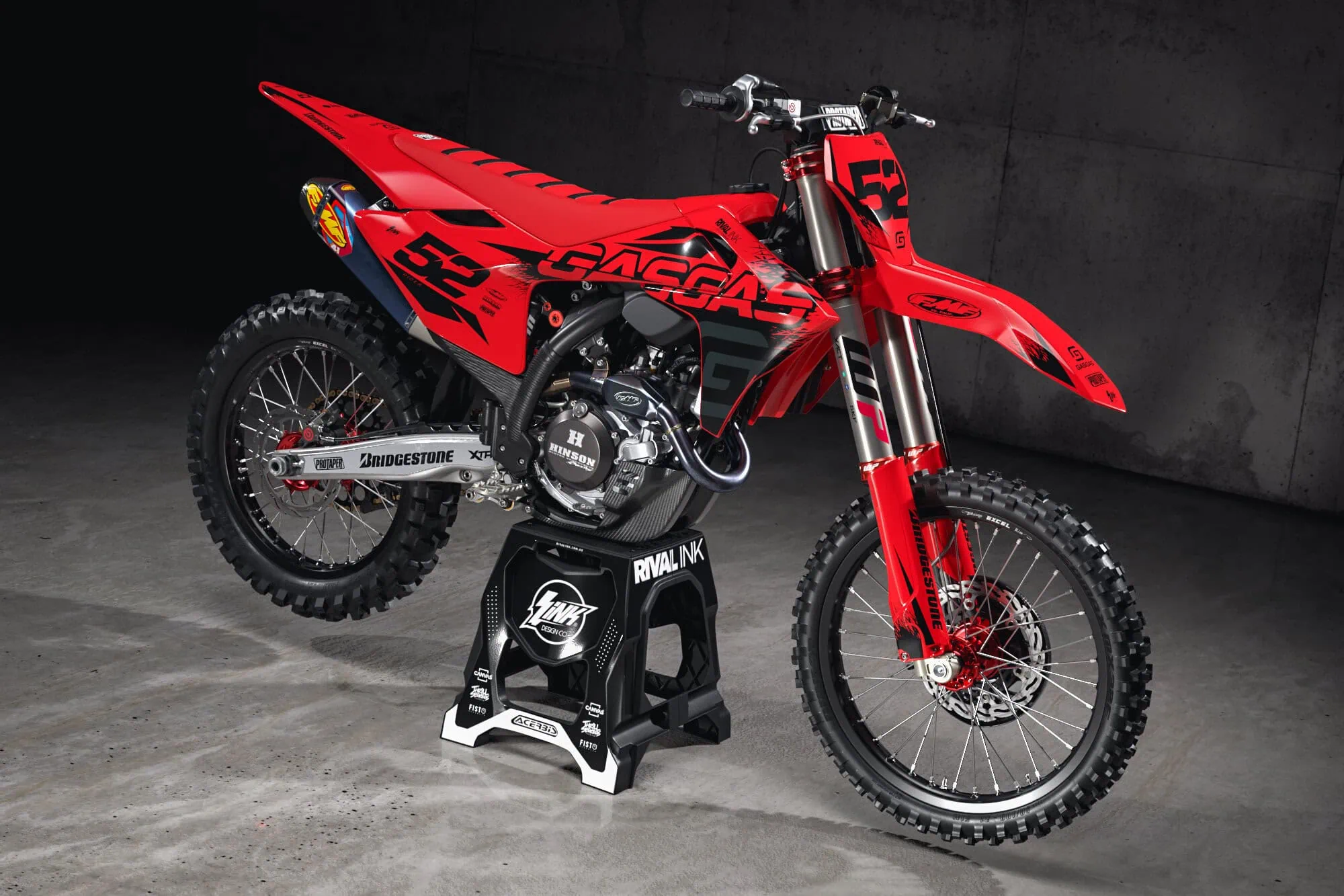 GASGAS INTENSE RED Graphics Kit | Rival Ink Design Co