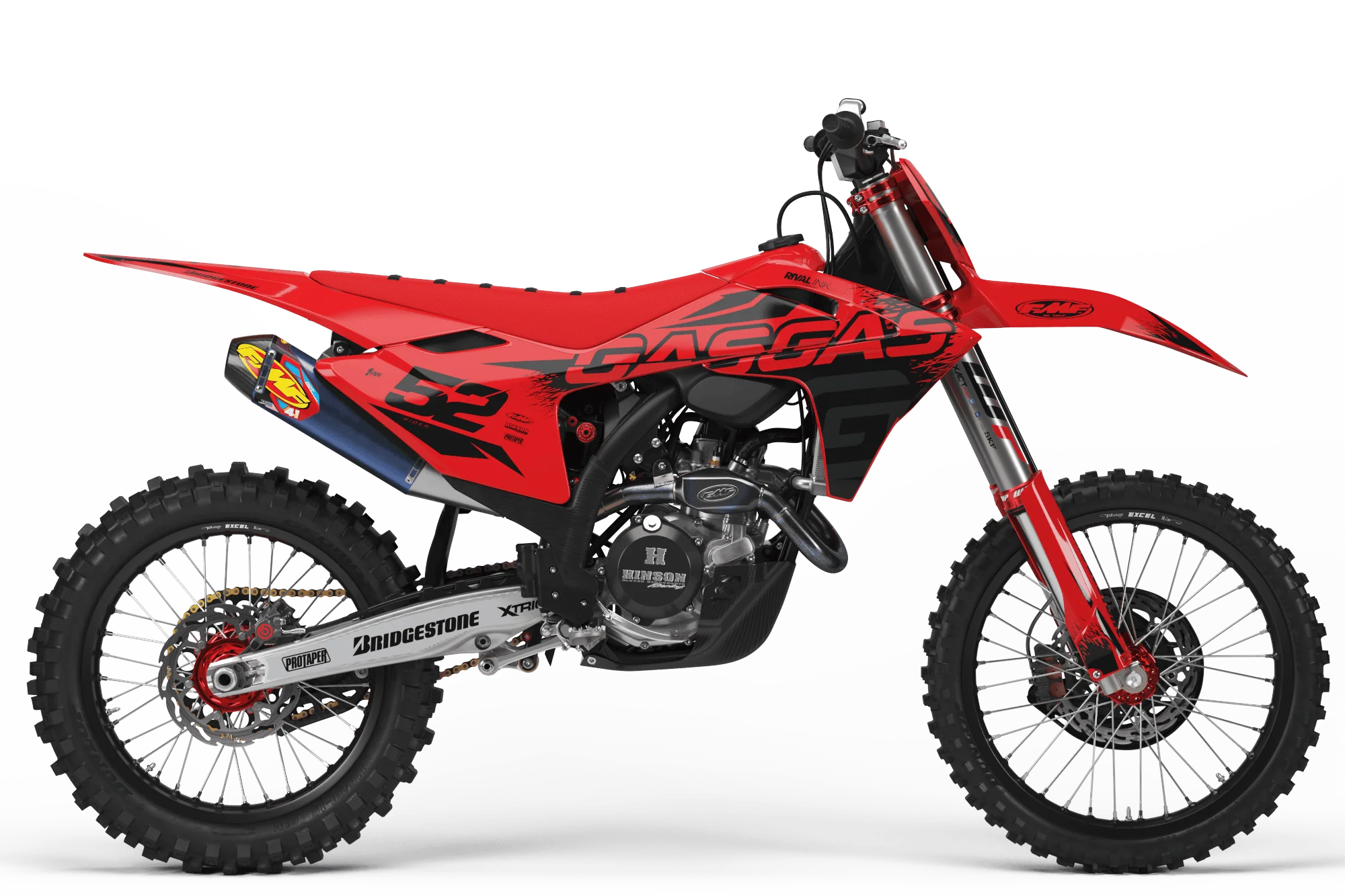 GASGAS INTENSE RED Graphics Kit | Rival Ink Design Co