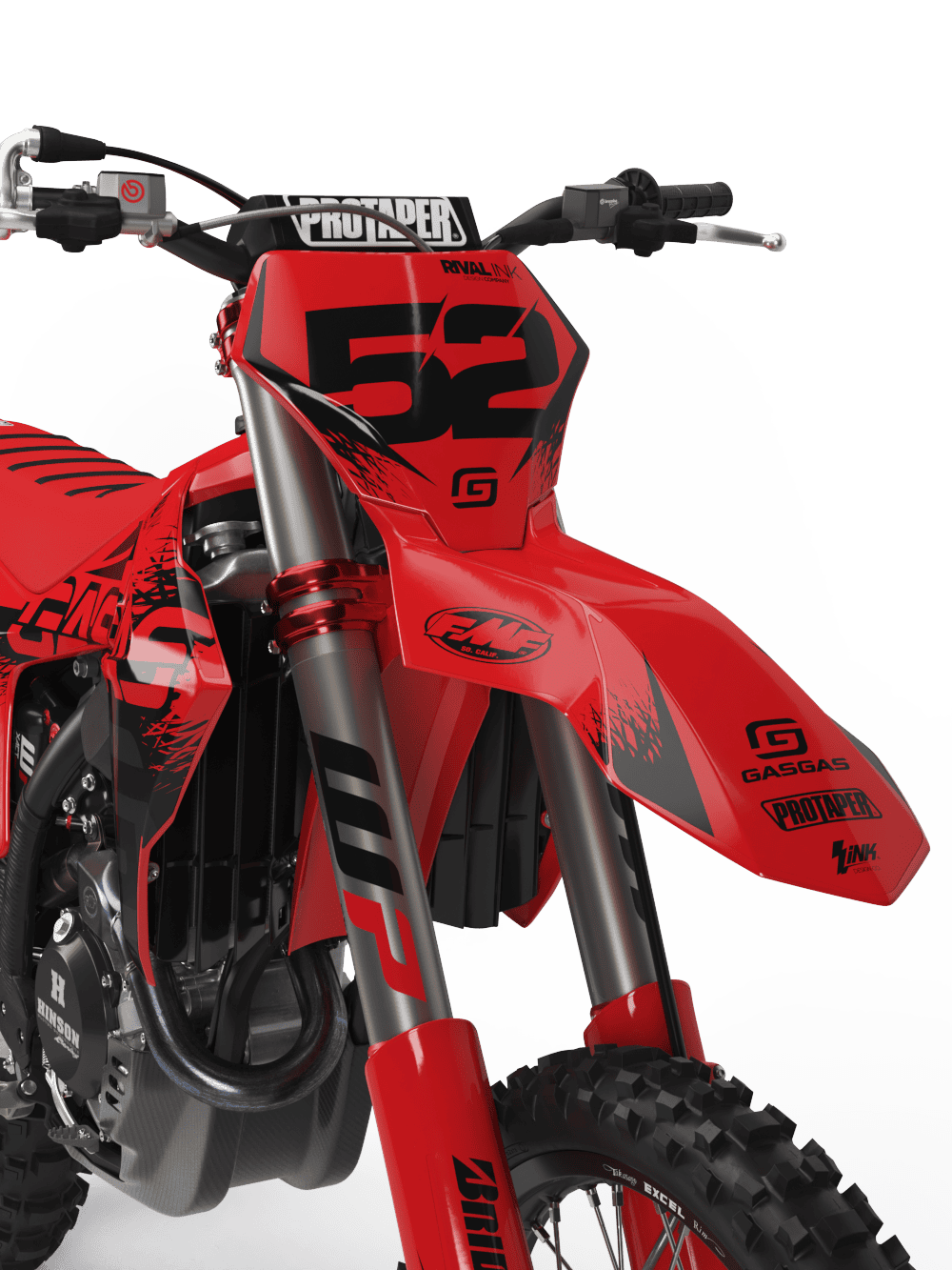 GASGAS INTENSE RED Graphics Kit | Rival Ink Design Co