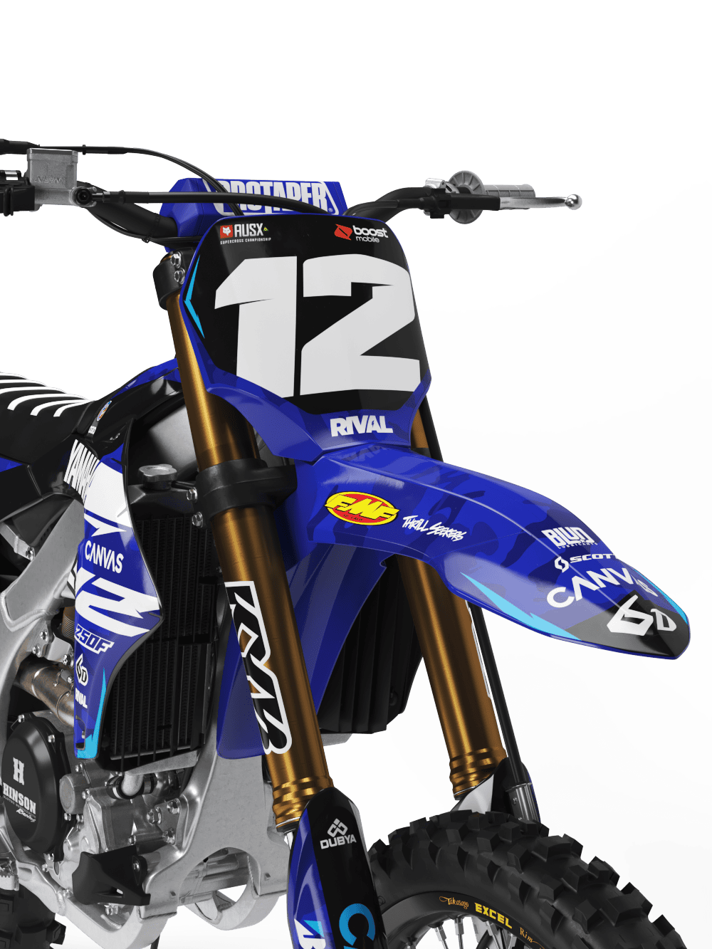Yamaha BLUE VELVET Graphics Kit - Image 2