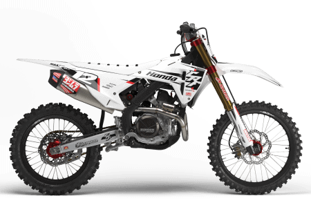 Honda SPADE WHITE Graphics Kit