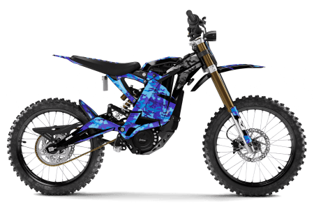 Surron E-Bike CAMO BLUE Graphics Kit