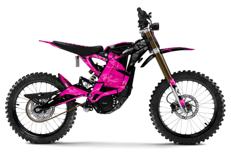 Surron E-Bike CAMO PINK Graphics Kit
