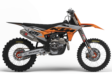 KTM AXED GREY Graphics Kit