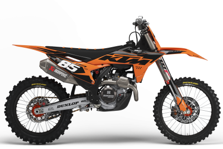 KTM AXED ORANGE Graphics Kit