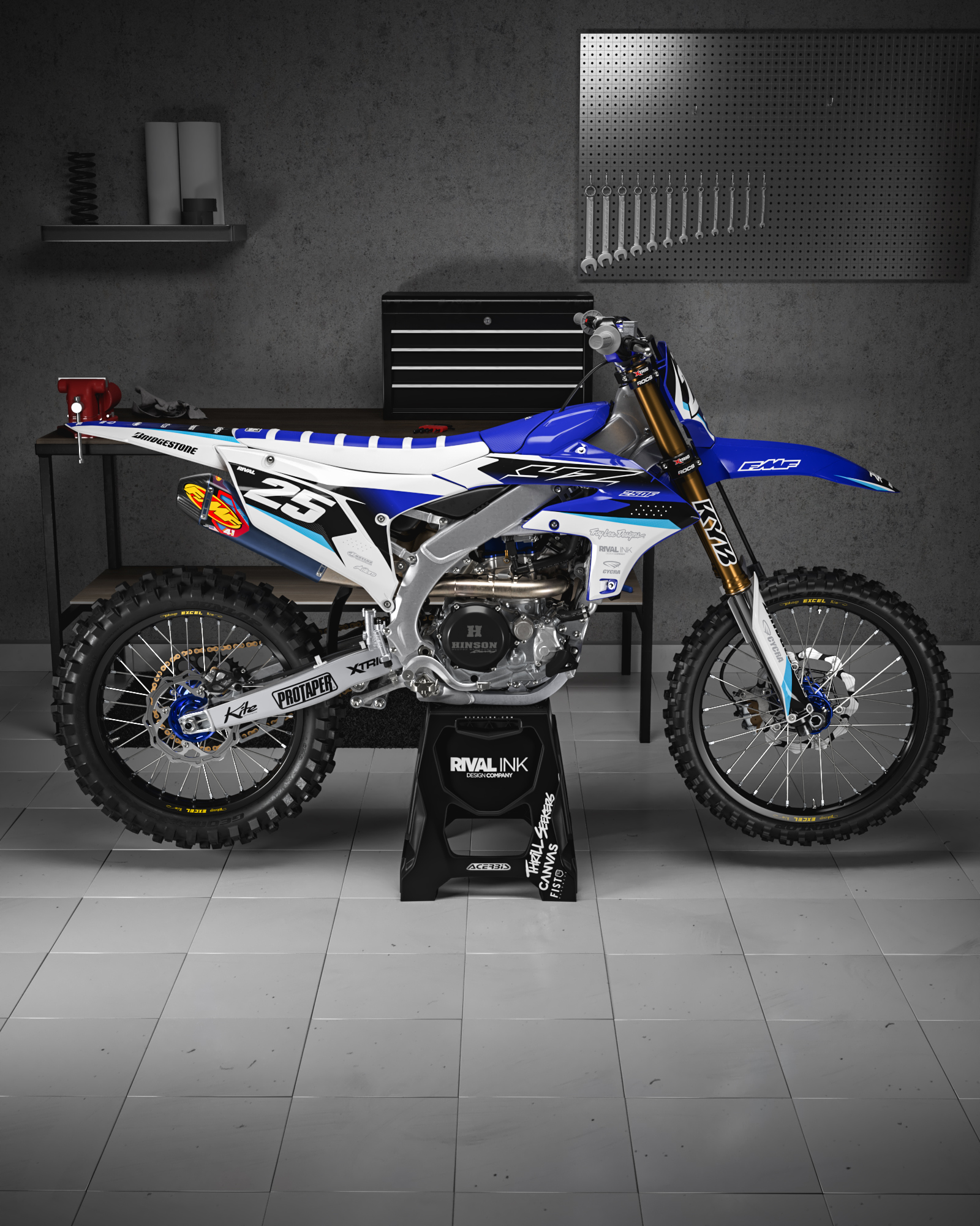 YAMAHA MOTO CLUB Graphics Kit - Image 2