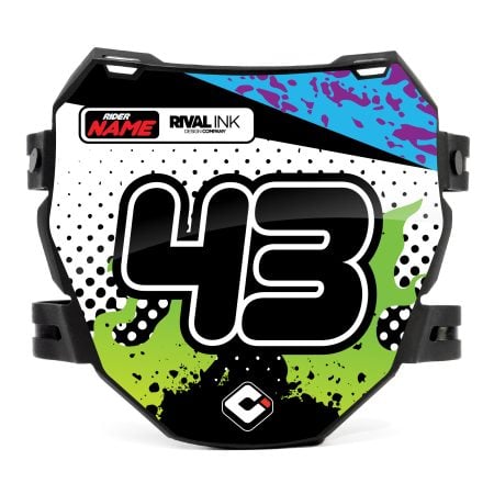 ODI MTB DH Number Plate MAYHEM
