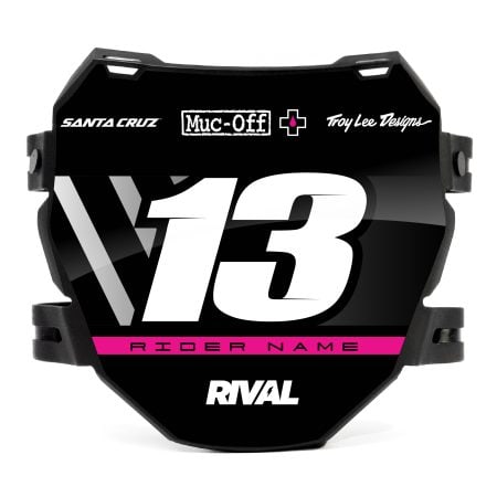 ODI MTB DH Number Plate METRIC PINK