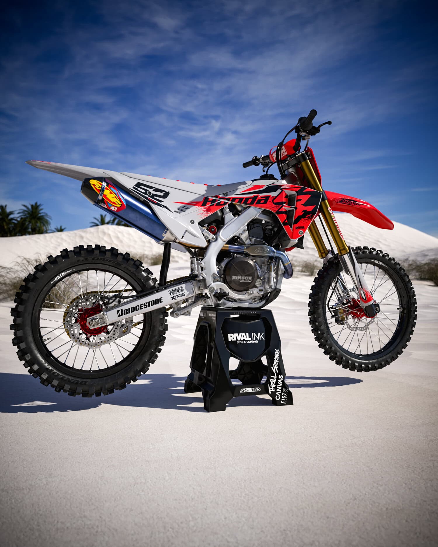 Honda INTENSE GREY Graphics Kit - Image 2