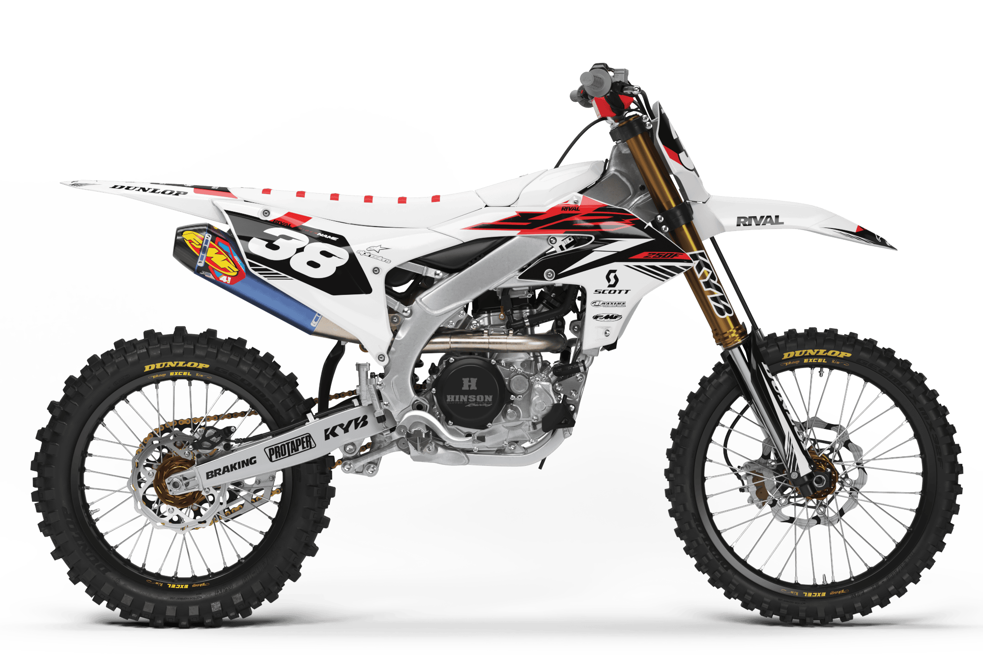 YAMAHA ASSEMBLE WHITE Graphics Kit