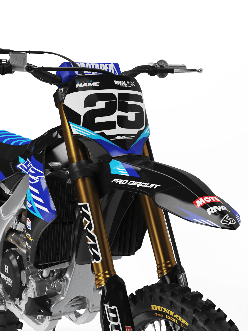 YAMAHA TRAX MURDERED Graphics Kit - Image 3