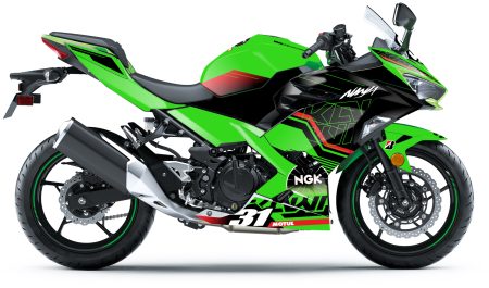 Kawasaki TWENTY THREE GREEN Street Bike Graphics Kit