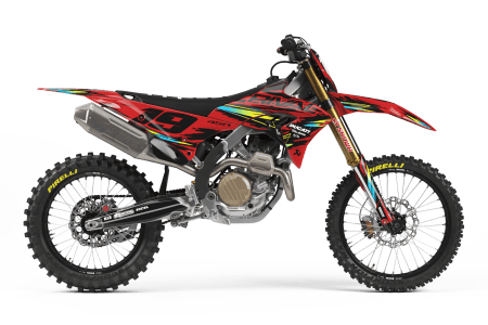 Ducati GRAZED RED Graphics Kit