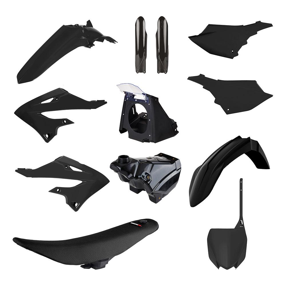 POLISPORT MX RESTYLE KIT YAMAHA YZ125/250 BLACK INCL TANK & SEAT 02-21 STYLE 2022