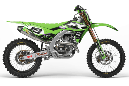 KAWASAKI GRIBB GREEN Graphics Kit