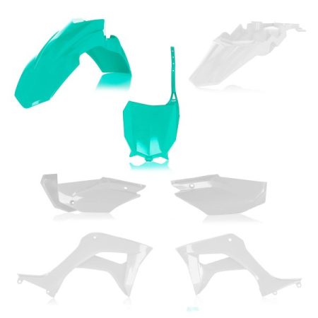 ACERBIS PLASTIC KIT HONDA CRF 110F 19-27 TEAL WHITE