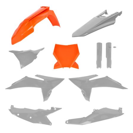 ACERBIS PLASTIC KIT KTM SX SXF 25-27 ORANGE GREY