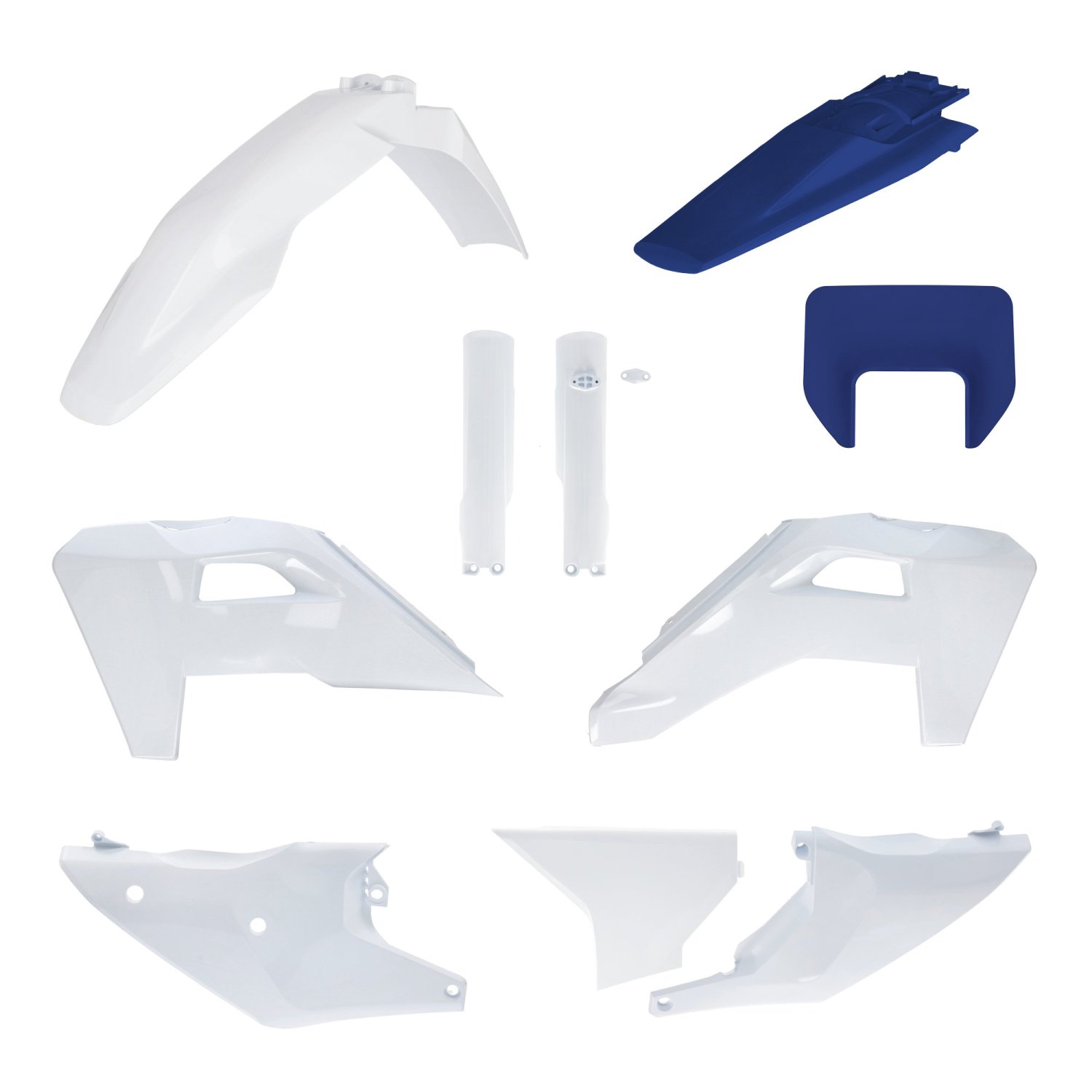 T's FACTORY カスタムパーツ ホワイト Husqvarna Plastics - OEM-Fit Husqvarna Dirt Bike Plastics