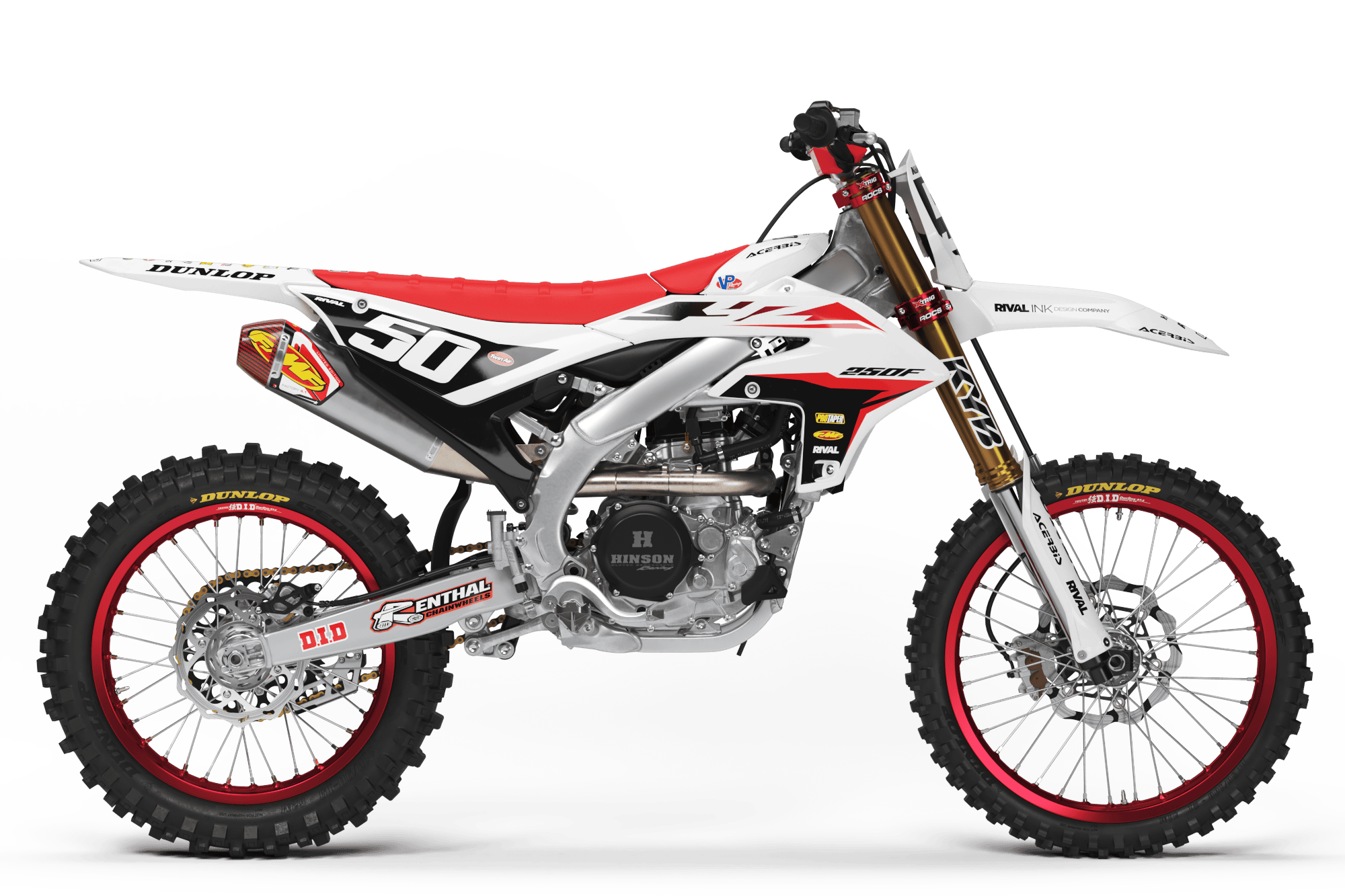 YAMAHA WORKS 26 WHITE Graphics Kit
