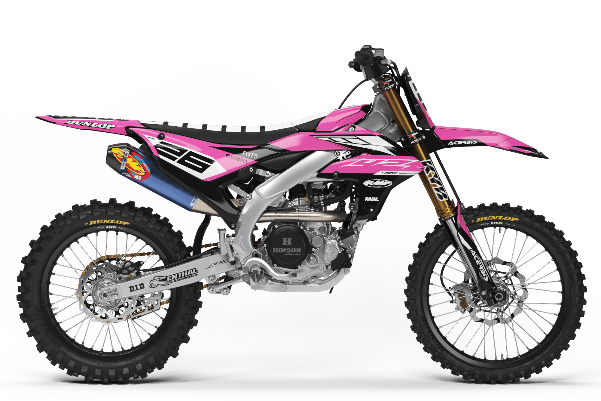 YAMAHA FUSION PINK Graphics Kit