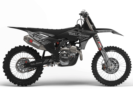Thrill Seekers CHEX GREY Graphics Kit (All Bikes)
