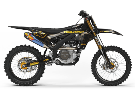 METAL MULISHA GOLD SMOKE Graphics Kit (All Bikes)
