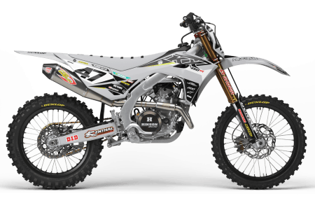 KAWASAKI SKIP GREY Graphics Kit