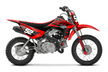 Honda RECON RED Mini Bike Graphics Kit