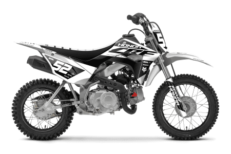 Honda RECON WHITE Mini Bike Graphics Kit