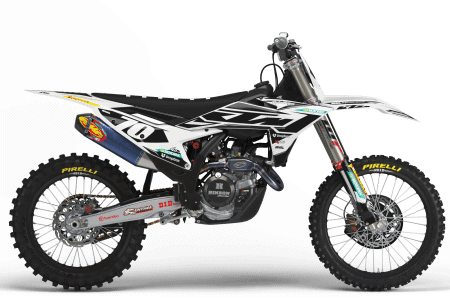 KTM FINN WHITE Graphics Kit