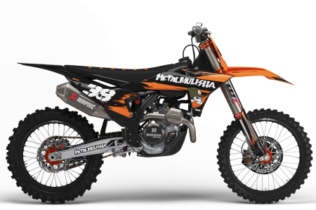 METAL MULISHA BRIGADE ORANGE Graphics Kit (ALL BIKES)
