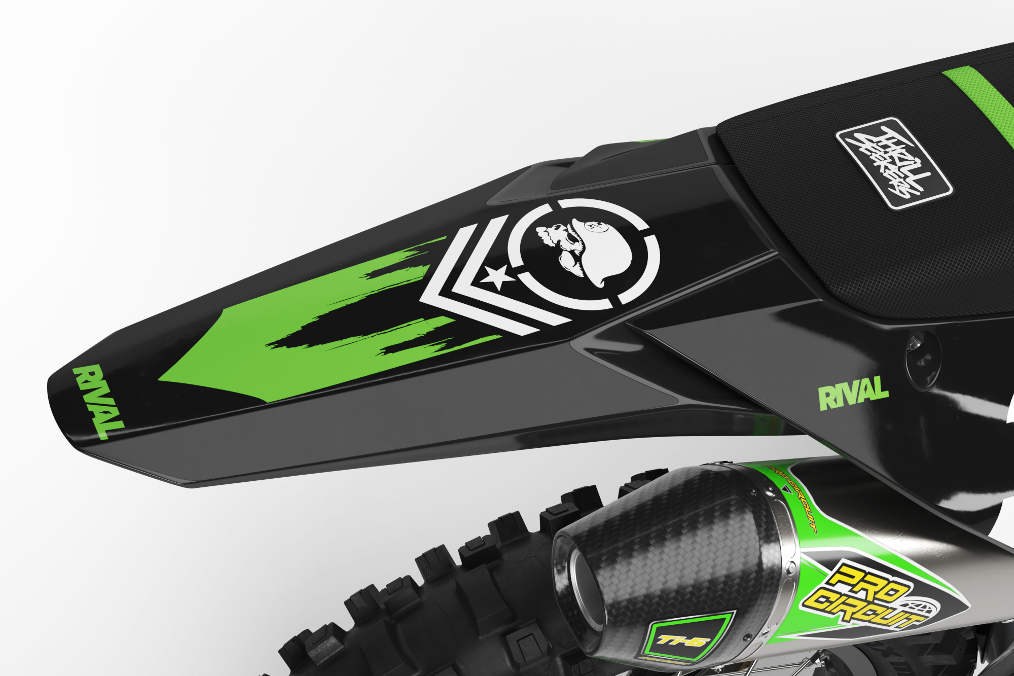 METAL MULISHA BRIGADE GREEN Graphics Kit (ALL BIKES) - Image 4