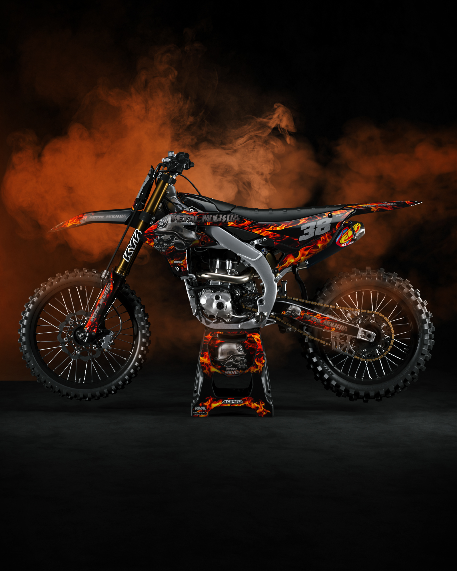 METAL MULISHA FIREBRAND Graphics Kit (All Bikes) - Image 2