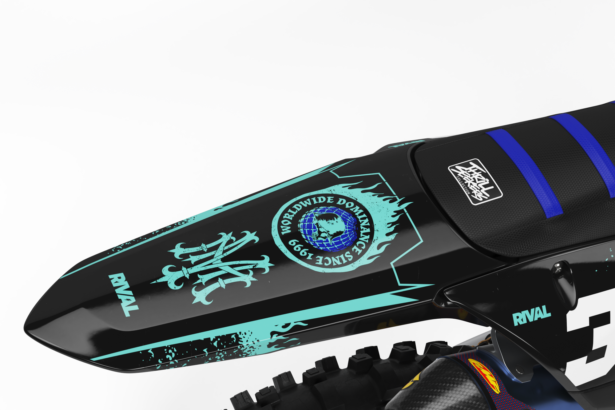 METAL MULISHA GLOBAL BLUE Graphics Kit (All Bikes) - Image 4