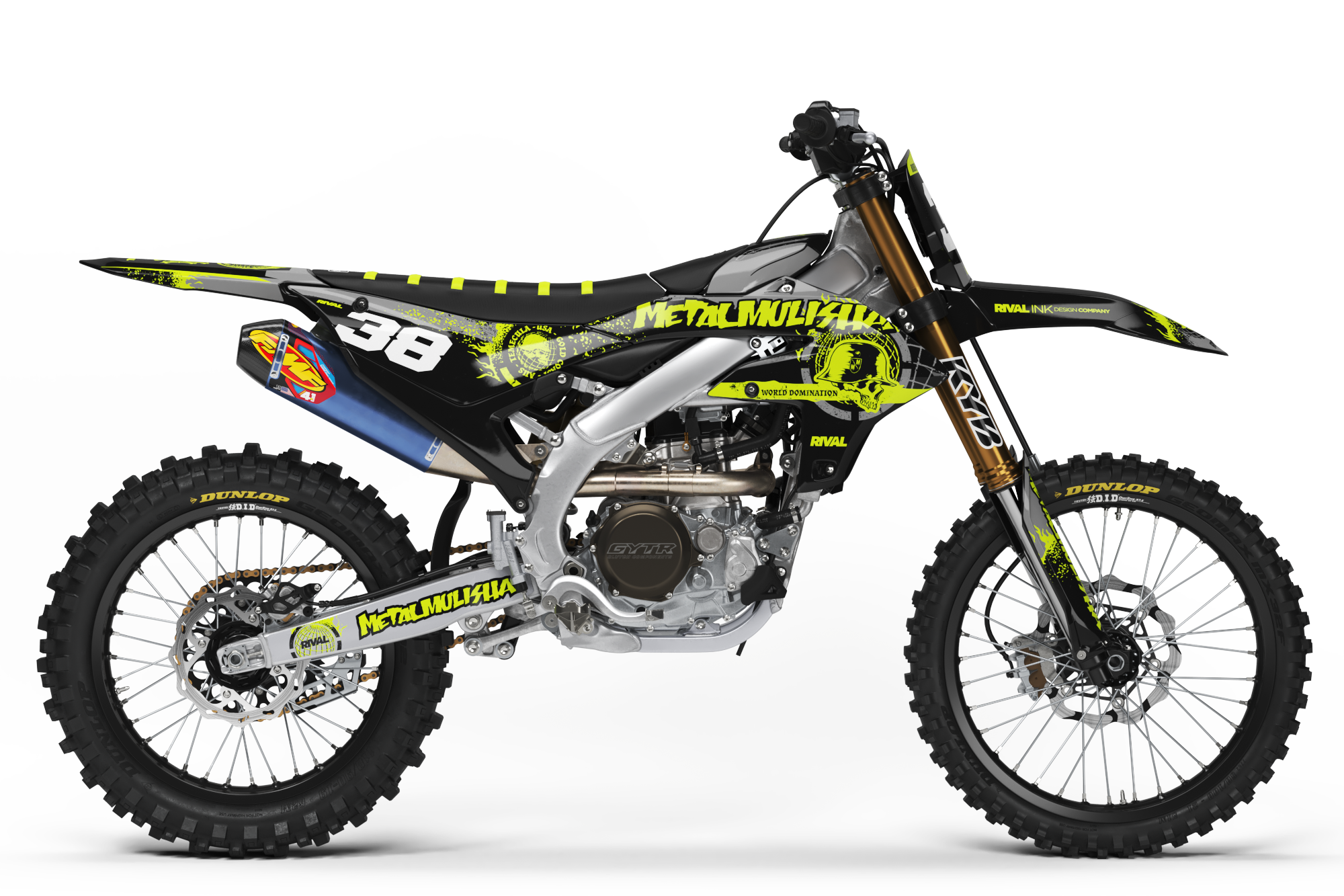 METAL MULISHA GLOBAL HIGHLIGHTER Graphics Kit (All Bikes)