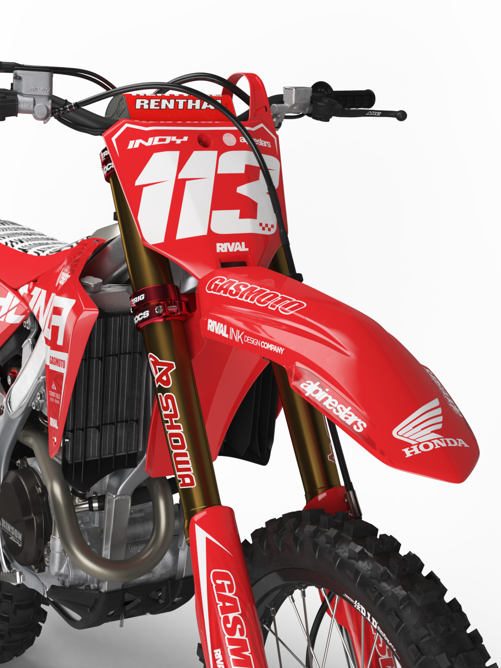 Honda CARMODY ZEBRA Graphics Kit - Image 3