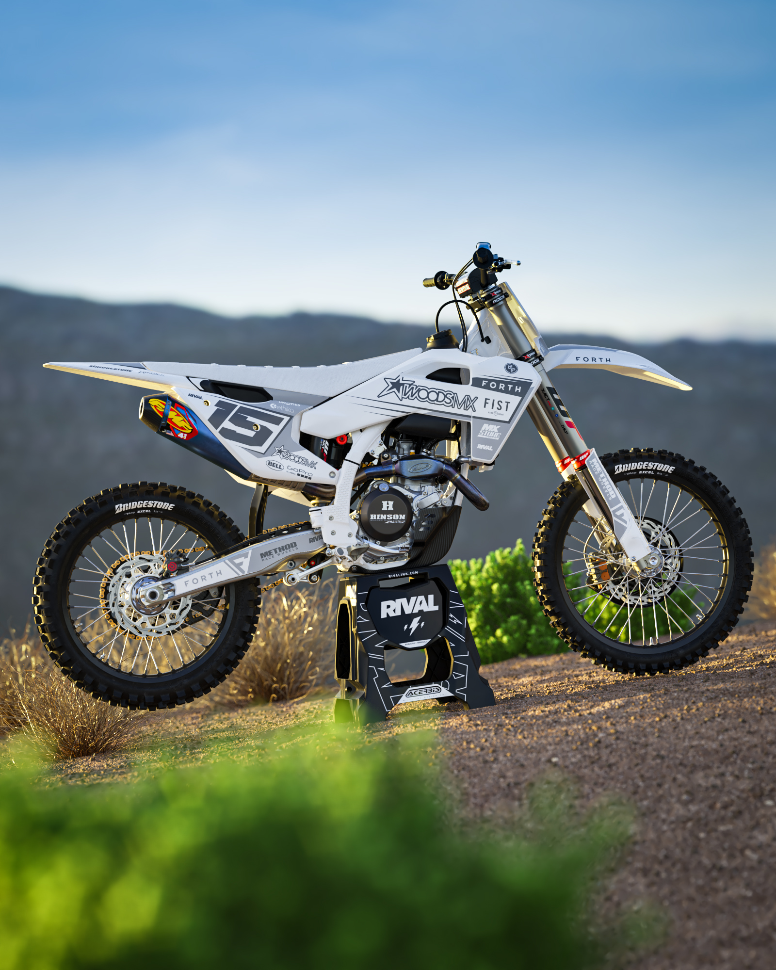 Husqvarna WOODS GRAYSCALE 27 Graphics Kit - Image 2