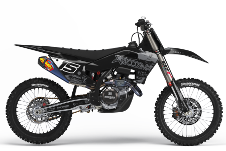 Husqvarna WOODS SCUFF BLACK 27 Graphics Kit