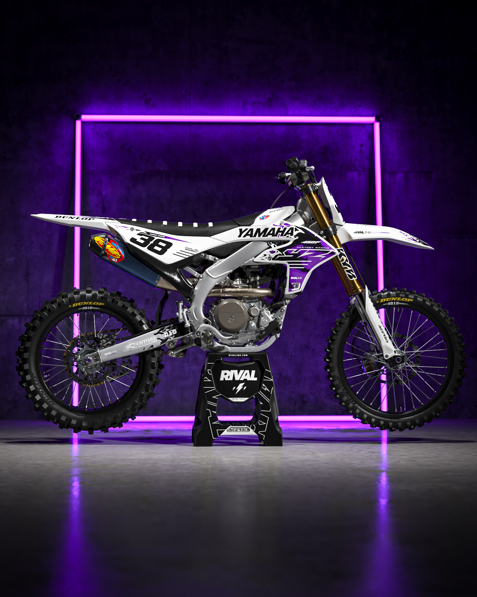 YAMAHA PALATINO WHITE Graphics Kit - Image 2