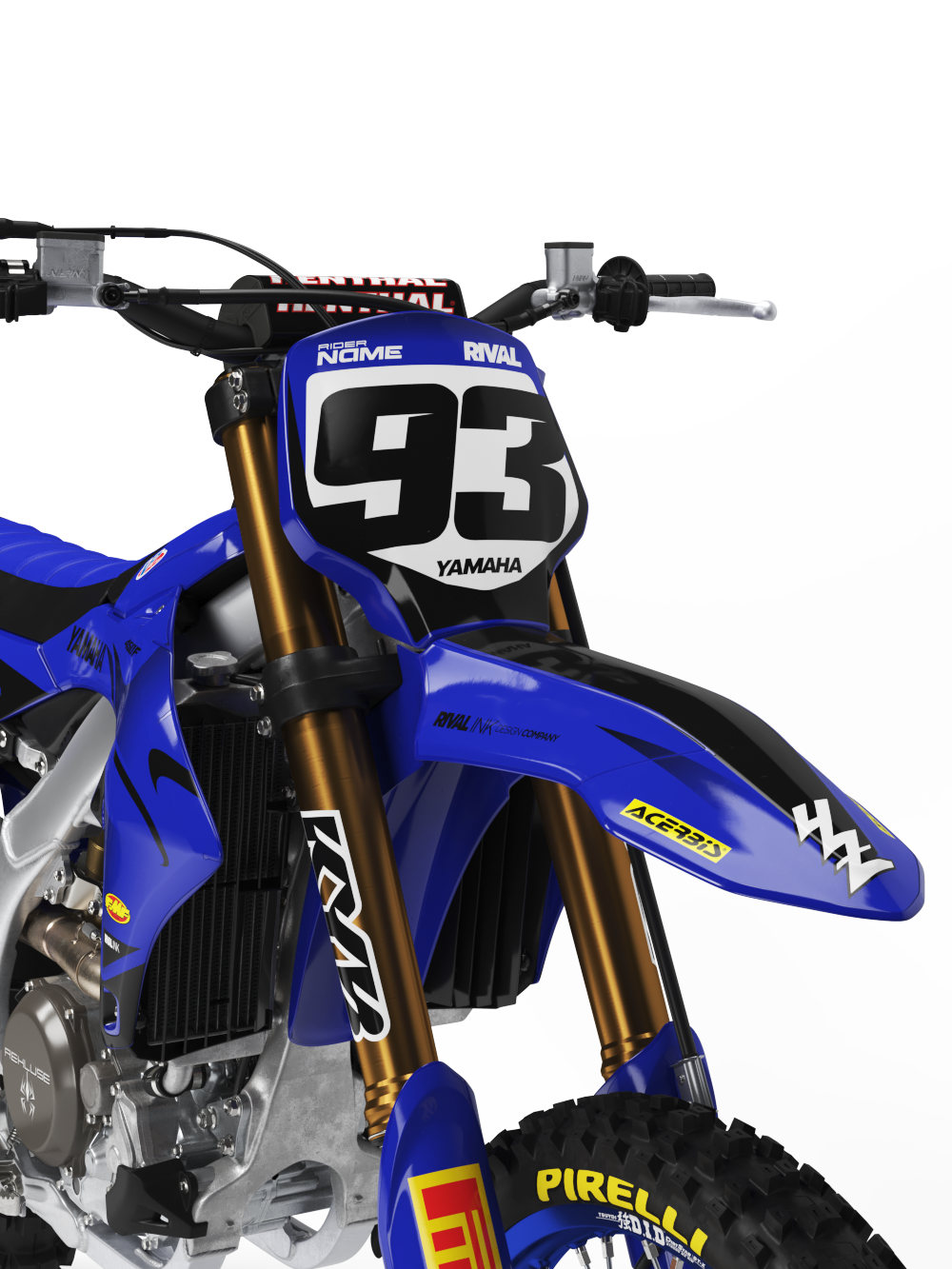 YAMAHA FLAME RETRO89 Graphics Kit - Image 3