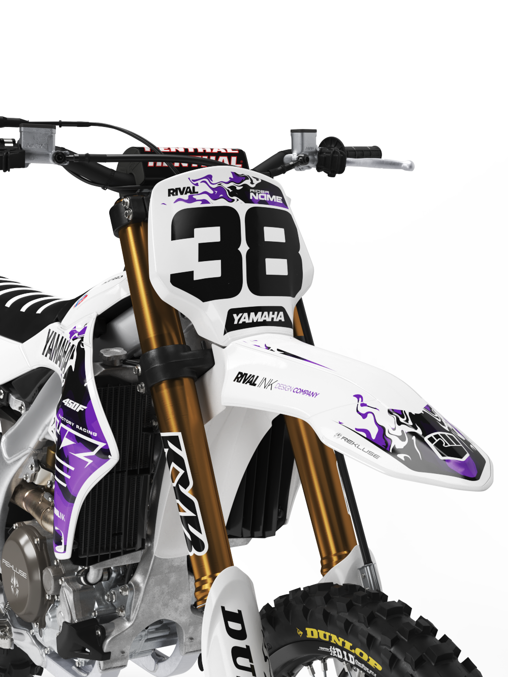 YAMAHA PALATINO WHITE Graphics Kit - Image 3