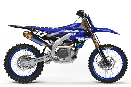 YAMAHA PORSCHA BLACK Graphics Kit